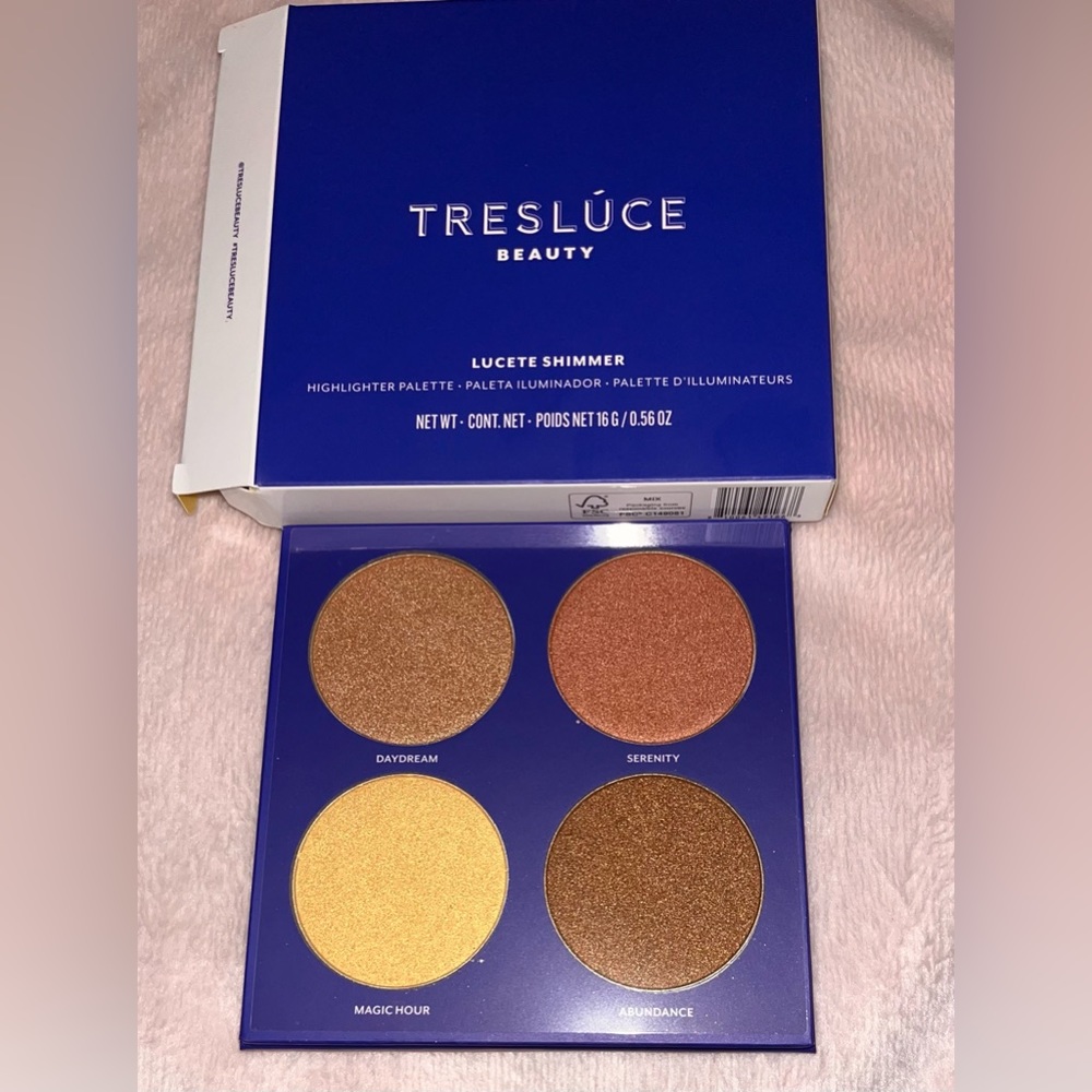 Brand New Treslúce Beauty- Lúcete Highlighter Palette Shade (Lúcete Shimer)